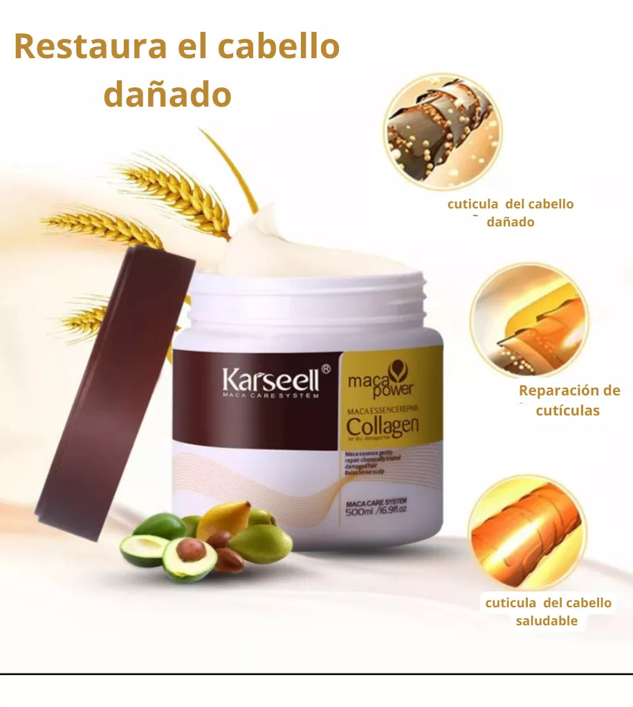 SUPER PROMOCIÓN 4 X 1 Karseell Collagen Hair Mask