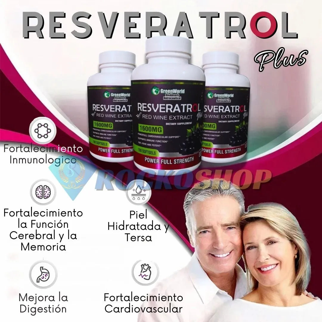 super Multivitamínico Resveratrol 1600mg