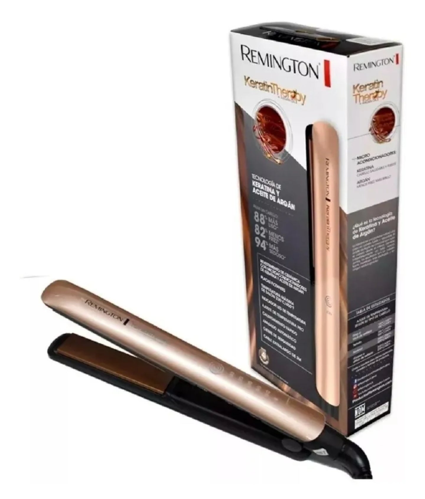 Combo secador de pelo Remington ➕ plancha keratina